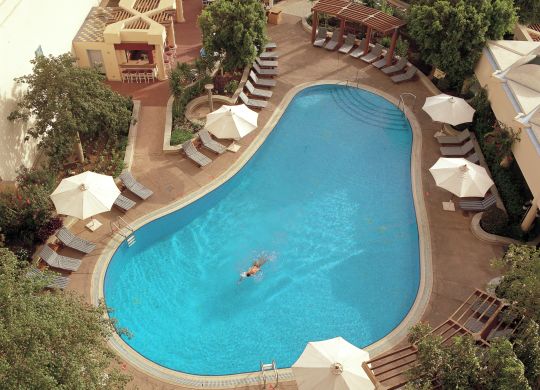Ariel View of Outdoor Pool