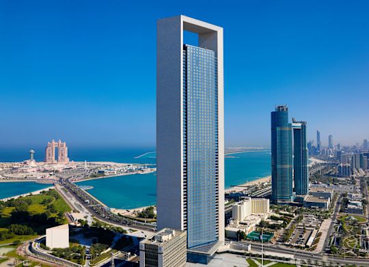 Aerial View of Hotel Exterior