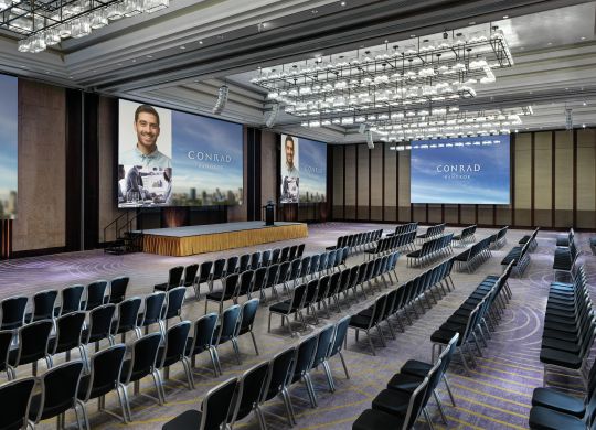 Ballroom with Theater Setup