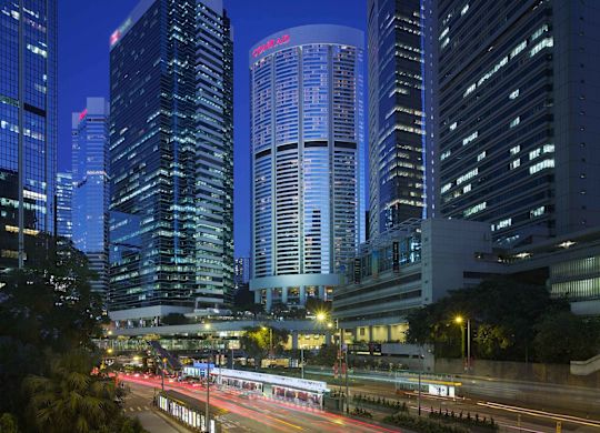 Conrad Hong Kong - Exterior view at night time