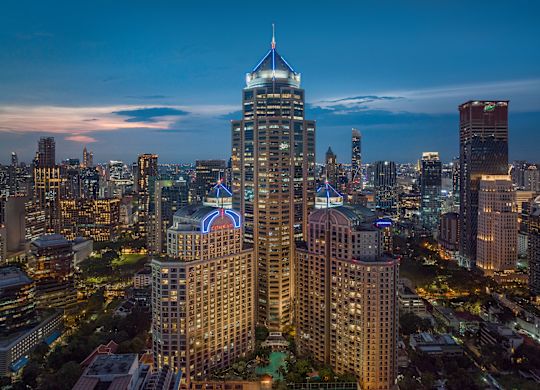 Hotel Exterior, Twilight