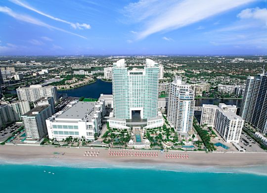 Aerial of Hotel Exterior