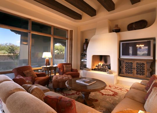 Three Bedroom Hacienda Living Room