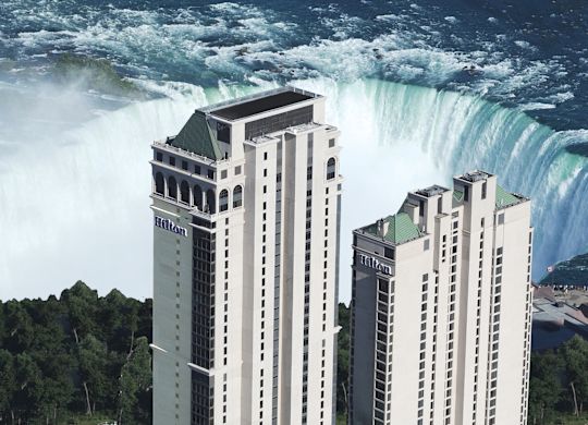 Hotel Exterior Aerial View