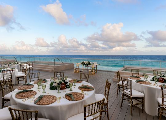 dining area with chairs and tables
