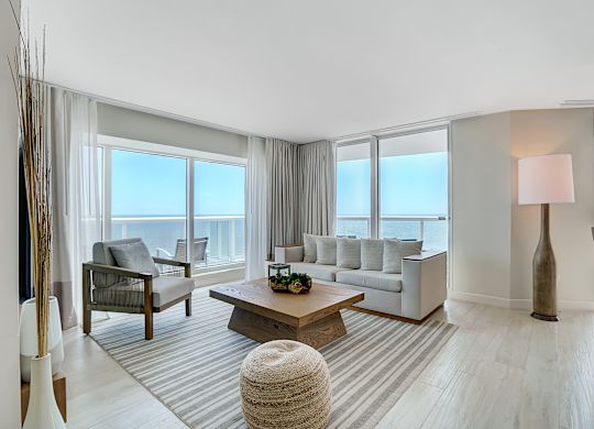 Living area with comfortable seating