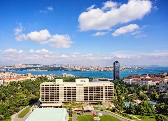 Panoramic Exterior View of Hotel
