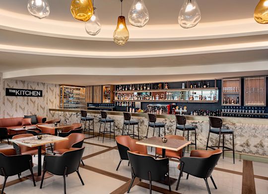 Coin détente du restaurant The Kitchen