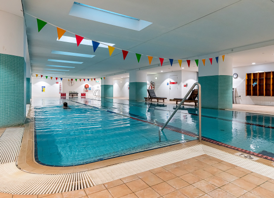 Indoor pool area