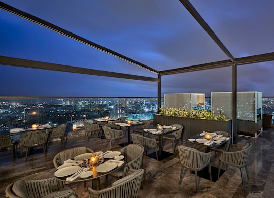 Yeme İçme Restoran için Layla Açık Hava Oturma Alanı