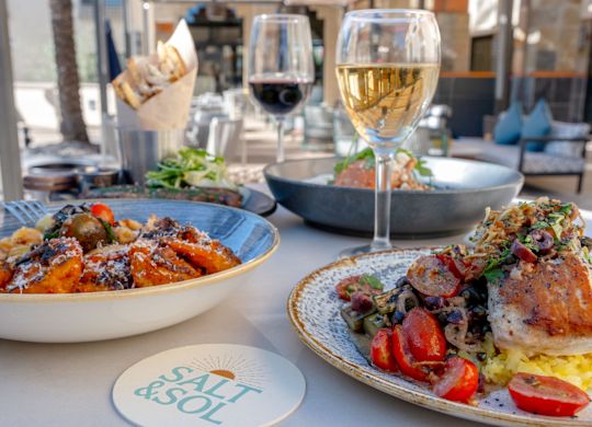 Dining & Drinks Salt & Sol dining outlet offering fresh, colorful fare