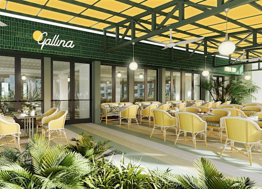 Gallina Resturant Outdoor Dining Area