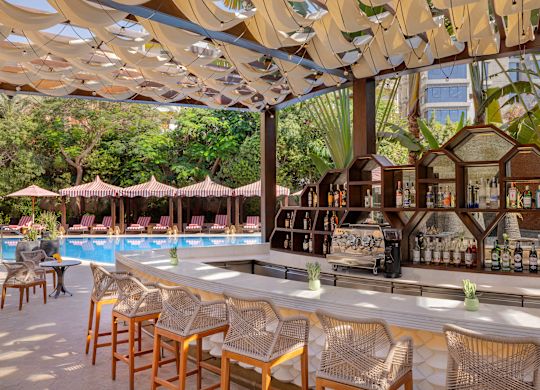 Bar de la piscina Le Jardin