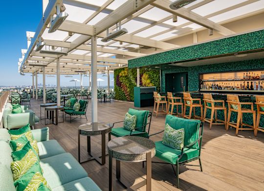 Terrace at the Rooftop Restaurant