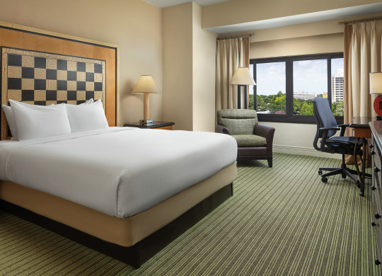 Hilton Orlando Lake Buena Vista One King Guest Room
