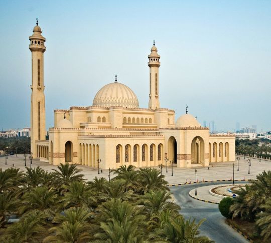 View of a Large Building in Manama
