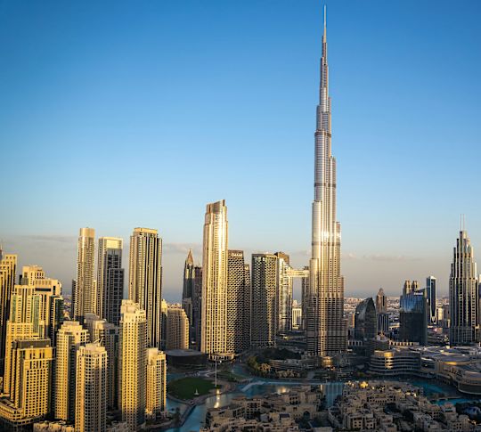 The Burdž Chalífa, megavelký mrakodrap v Dubaji