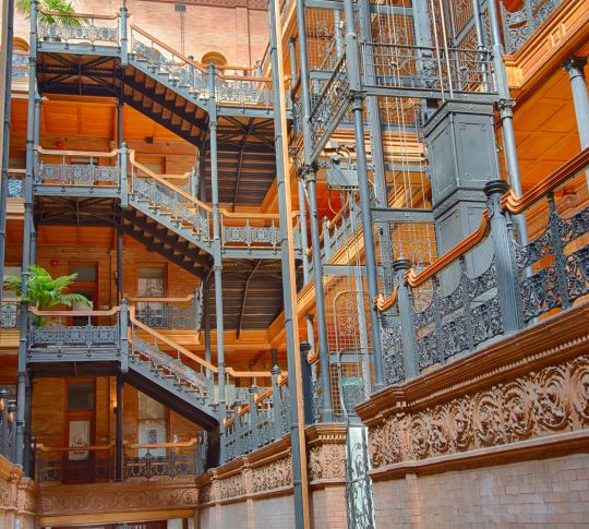 Interior do Bradbury Building LA.