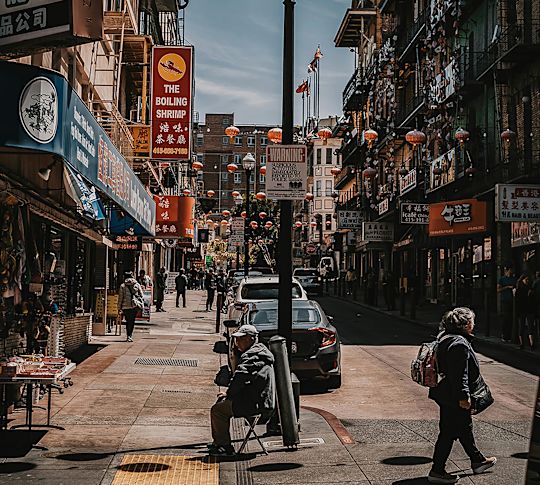 San Francisco'daki Chinatown Bölgesi