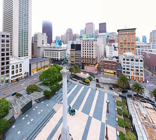 Union Square Havadan Görünümü