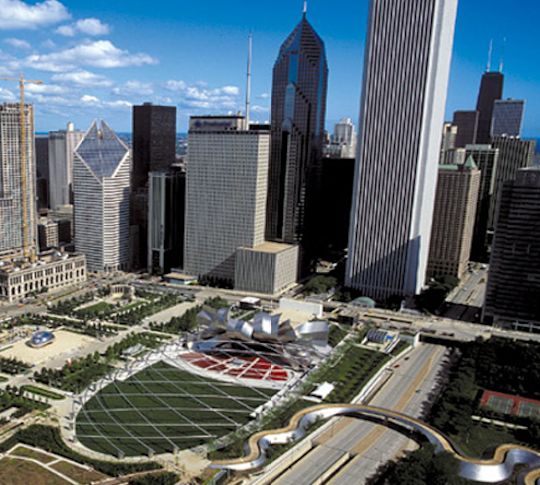 Millenium Park View from Skycraper