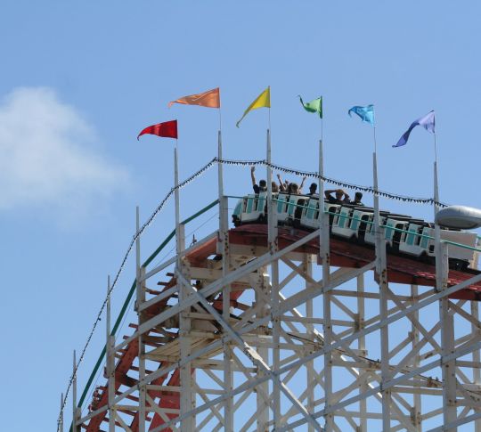 Giant Dipper Roller Coaster, Belmont Park, San Diego