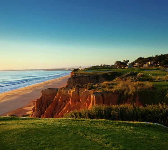 View from Golf Course: Cliffs, Beach and Ocean