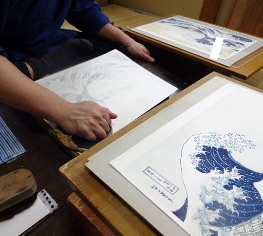 Person Printing on Paper