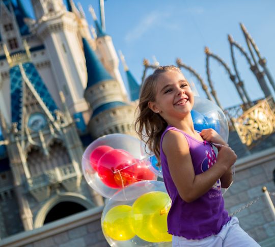 Girl At Disney World