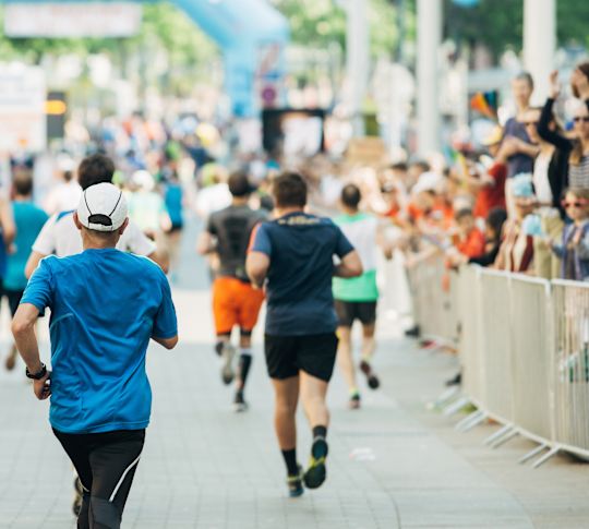 People Participating in a Marathon