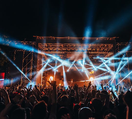 People at Portola Music Festival