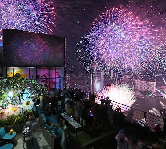 Fête de compte à rebours de la nouvelle année