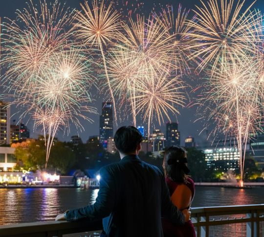 Buffet du réveillon du Nouvel An