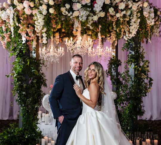 Photograph of a Couple on Their Wedding Day