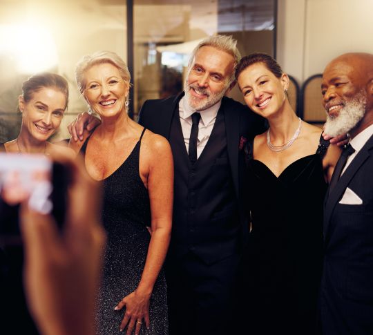 Gathering of Friends for Gala Social