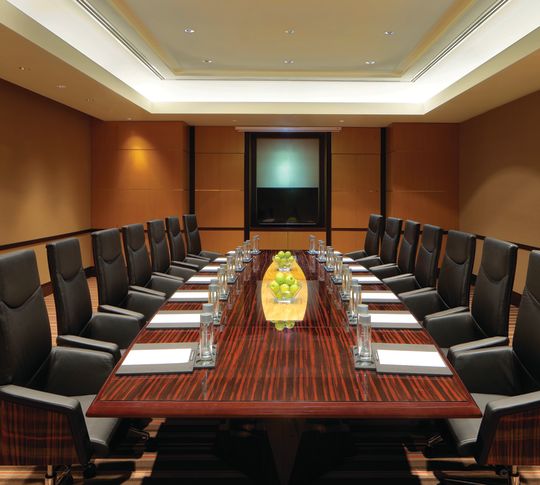 Boardroom with Table and Chairs