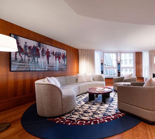 Sezení v apartmá Levante pro konference