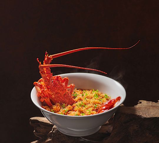 Piatto di pesce al ristorante Li'An