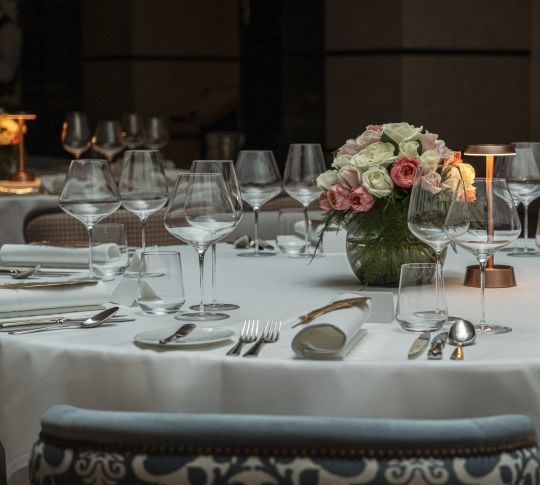 Table Setup for an Event at The Hedgerow Bar