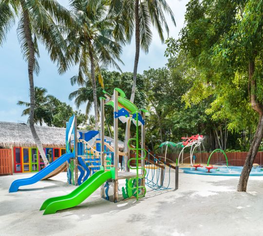 Splash Pad et structure de jeu