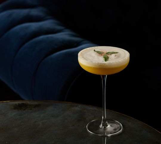 Closeup of a cocktail