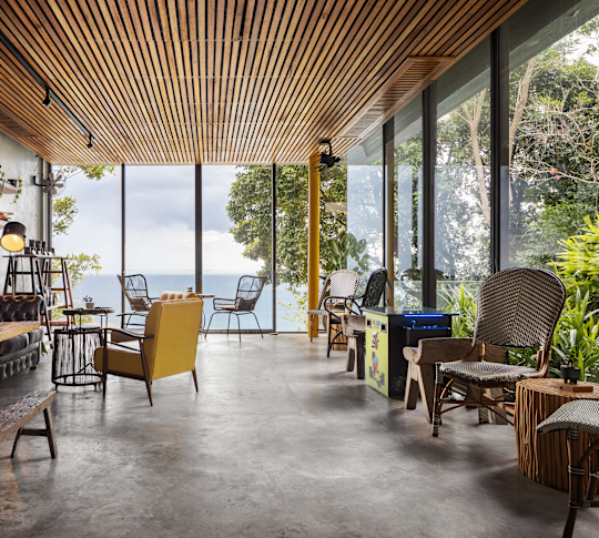 Restaurante Botanikka con vista al mar