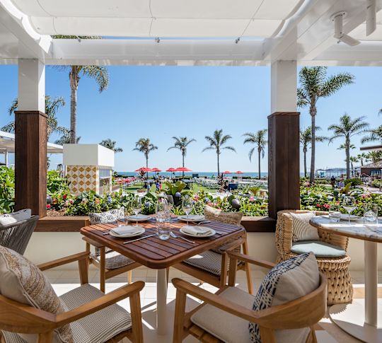 Außenterrasse des Restaurants „Serea“