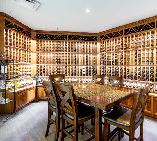wine room, private dining