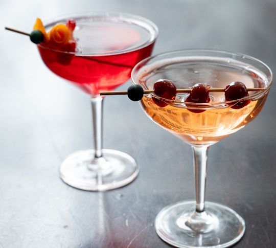 Cocktails from Kitty O'Sheas.