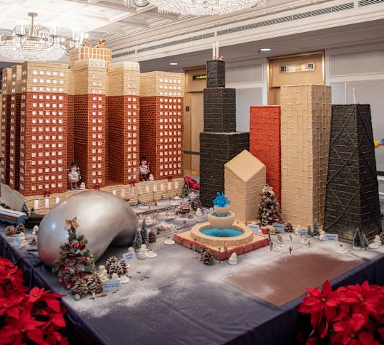 Christmas Decorations in Lobby Area