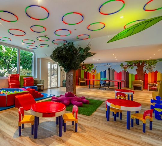 Colorful Game Room