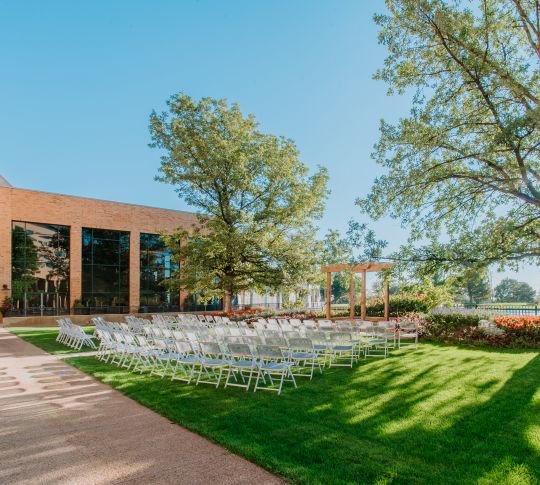 Aspen Garden Setup for a Wedding