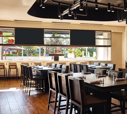 Fast break restaurant private dining room