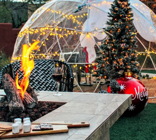 Parvekkeita puutarhan palokuopassa